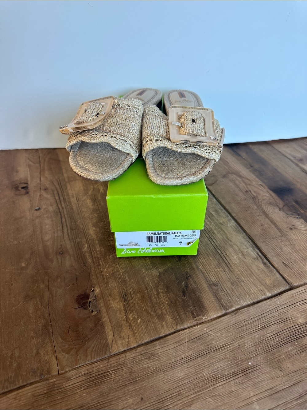 Sam Edelman Bambi In Natural Raffia - Picture 5 of 6